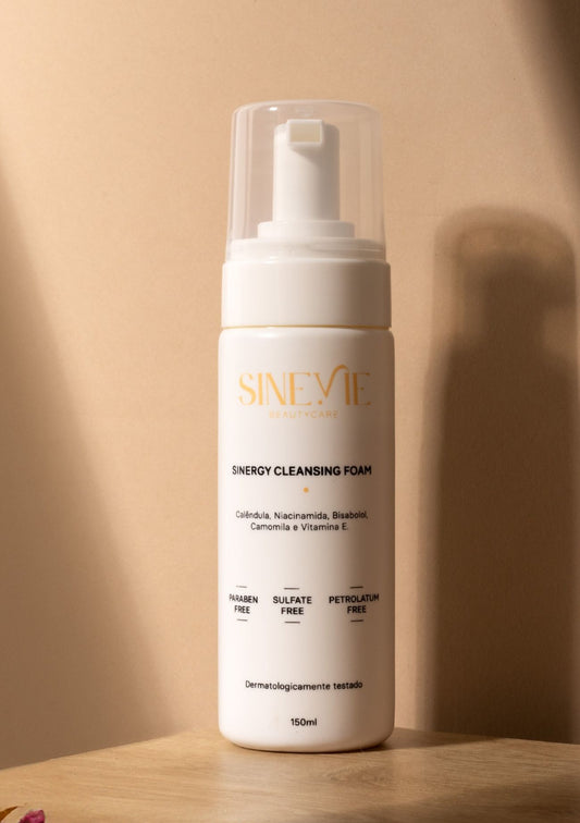 Sinergy Cleansing Foam Sinevie - Limpeza Intensiva da pele 150mL