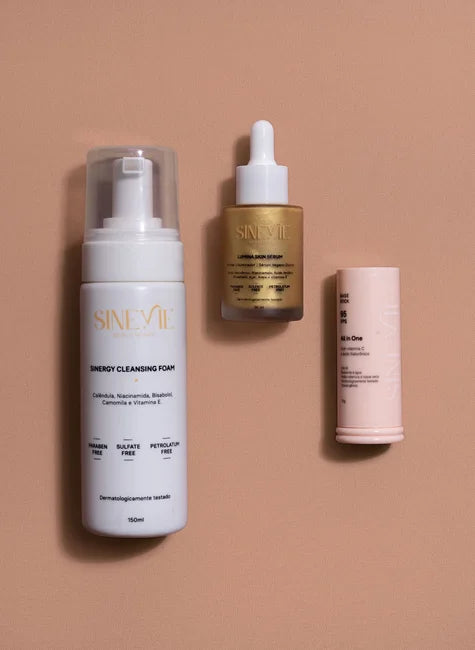 Pele Glow - Kit 3 Etapas 1 Minuto Sinevie Beautycare