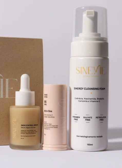 Pele Matte - Kit 3 Etapas 1 Minuto Sinevie Beautycare