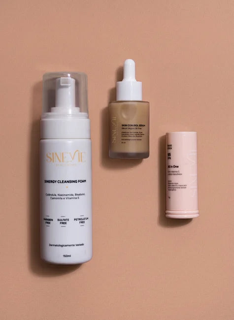 Pele Matte - Kit 3 Etapas 1 Minuto Sinevie Beautycare